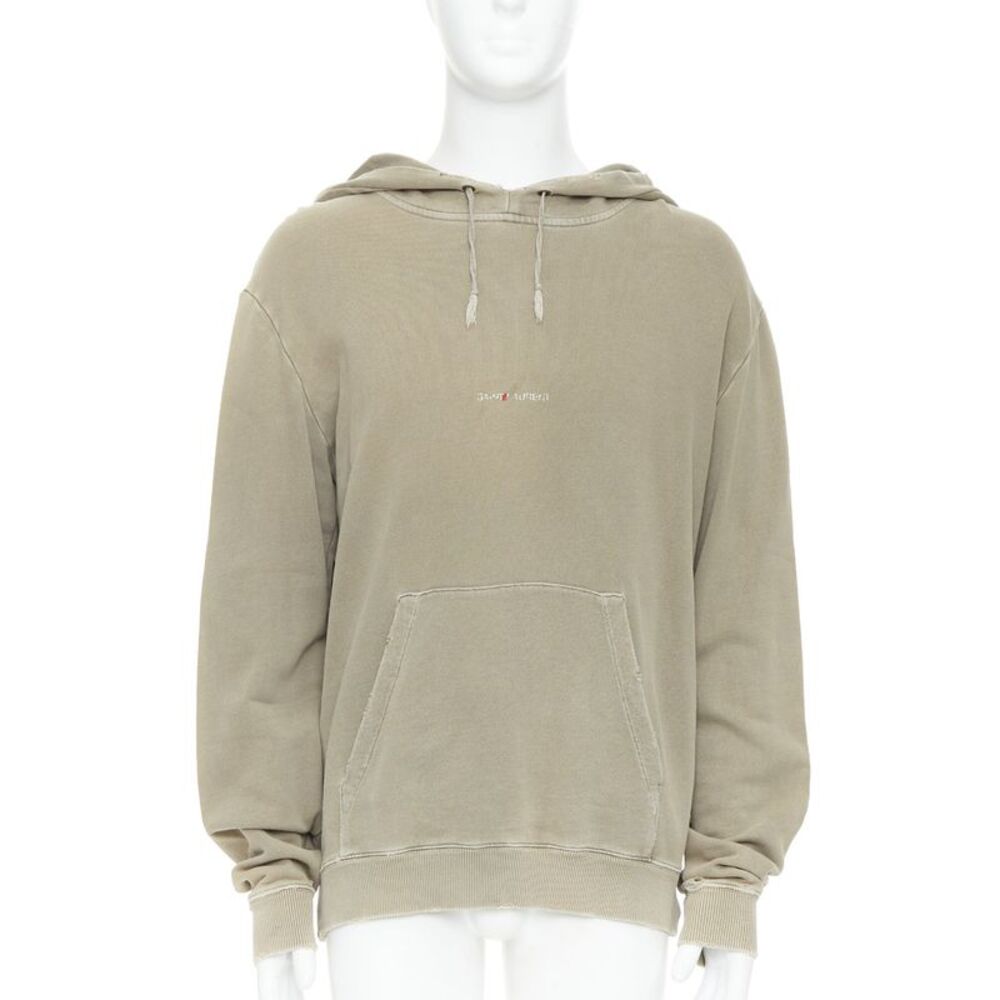 Saint Laurent 2018 Cotton Logo Hoodie